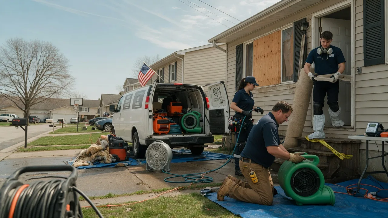 Water Damage Restoration in Montgomery, MI near me